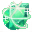 Fragmentos de Cristal Espaciotemporal Verde